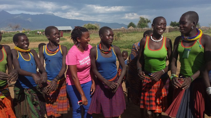 One of the light moments captured by a colleague.