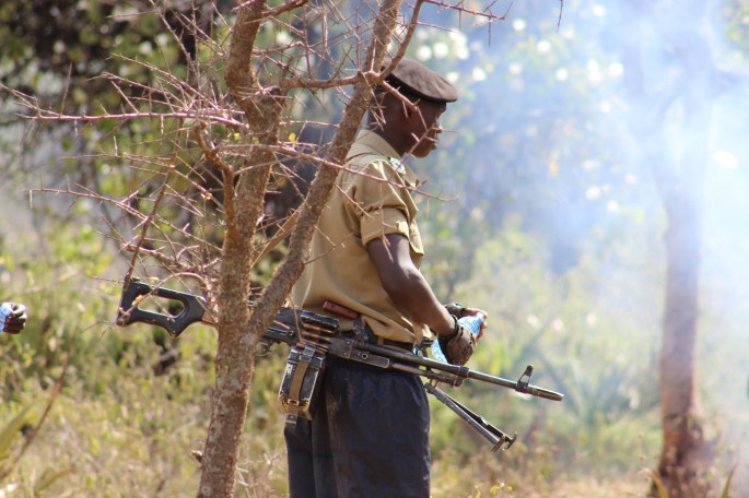 Never seen such big guns with Police but this really shows the fragility of peace in Karamoja. 